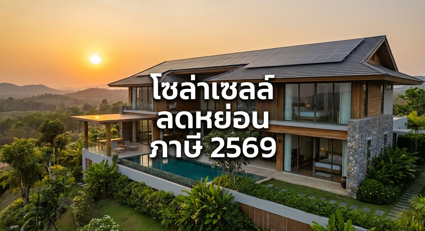 โซล่าเซลล์ ลดหย่อน ภาษี 2569 ติดตั้งคุ้มค่ากับ เอนีเทค โซล่าเซลล์โคราช